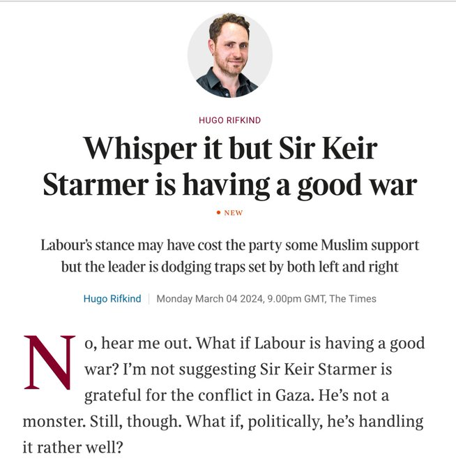 If a war against Israel had

- killed 161,742 people in 5 months - the equivalent when adjusted for population

- of which 63,888 were kids

- destroyed most of its infrastructure

- provoked famine

Would this article have been written?

No, it would not.
