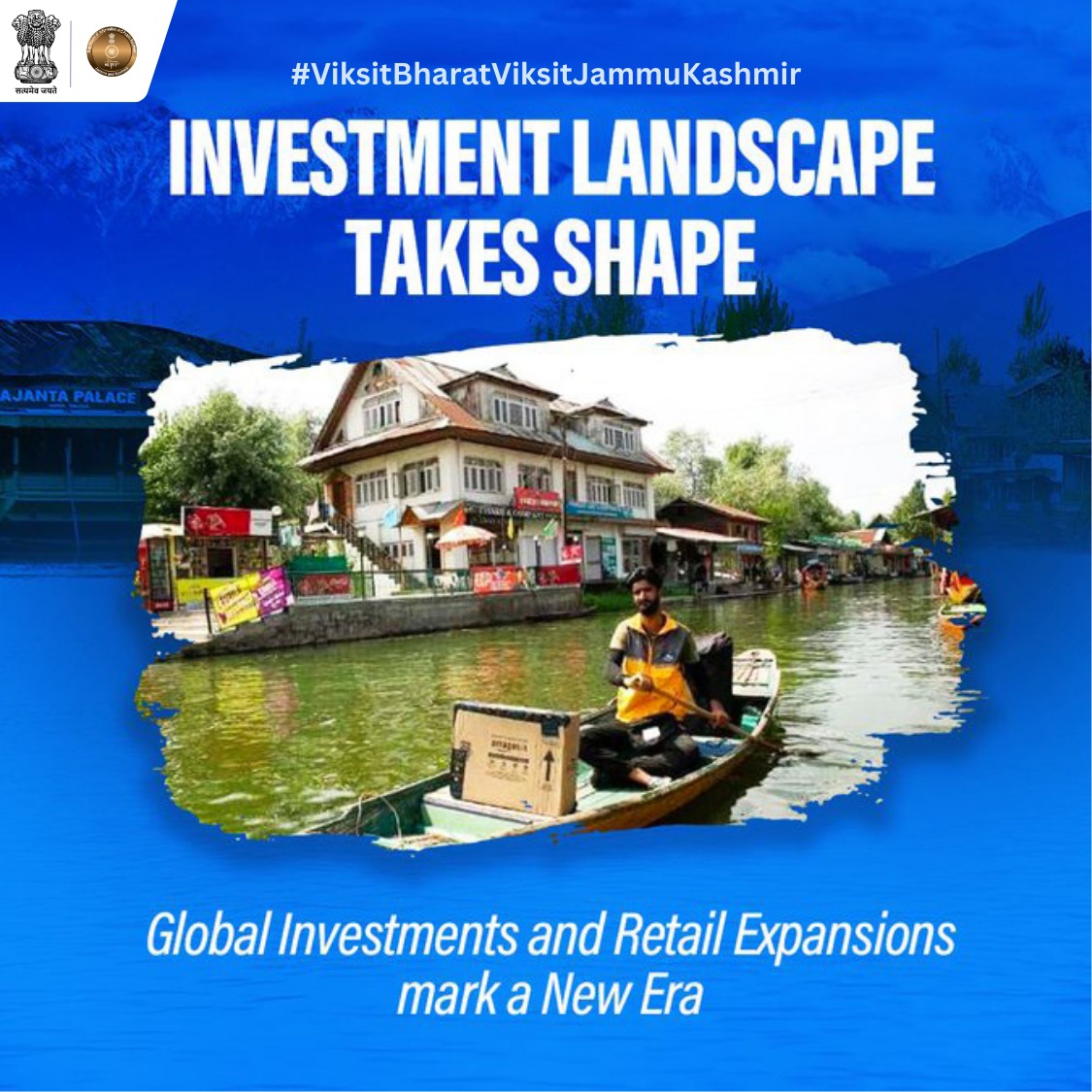#ViksitBharatViksitJnK 'Investment Landscape Takes Shape' announcing a new era of global investments and retail expansions in Jammu and Kashmir, India. #PminKashmir @PMOIndia @HMOIndia @MIB_India @OfficeOfLGJandK @PIB_India @DDNewslive