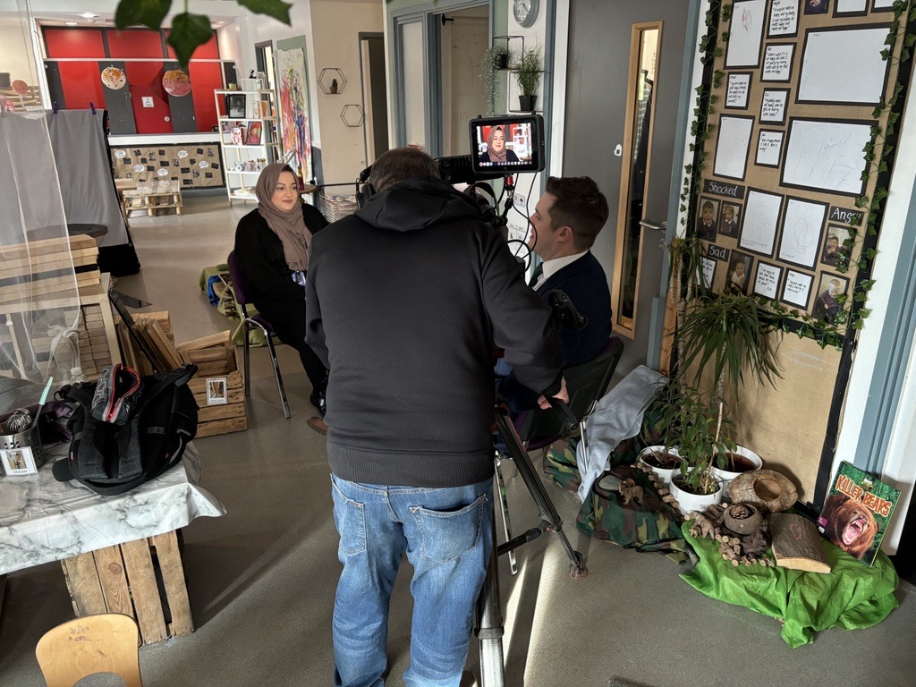 We are so excited to be filming today with @itvcalendar at our academy, where our teachers are talking about our new flexible working policy, and what it means to them. #flexibleworkingforteachers
