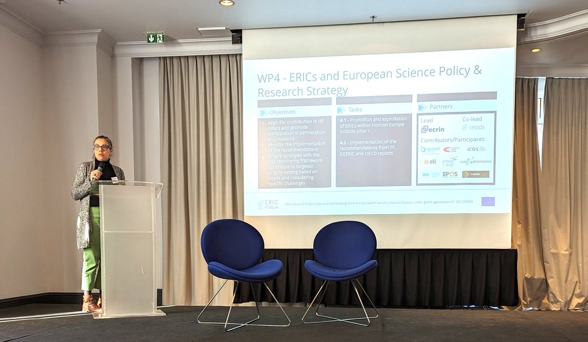 Last week ECRIN participated in the #ERICforum Annual Meeting. This included the General Assembly and the progress of the ERIC Forum 2 project. ECRIN presented Pillar 2, which it co-leads with @CESSDA_Data to strengthen European policy on RIs & their international cooperation.