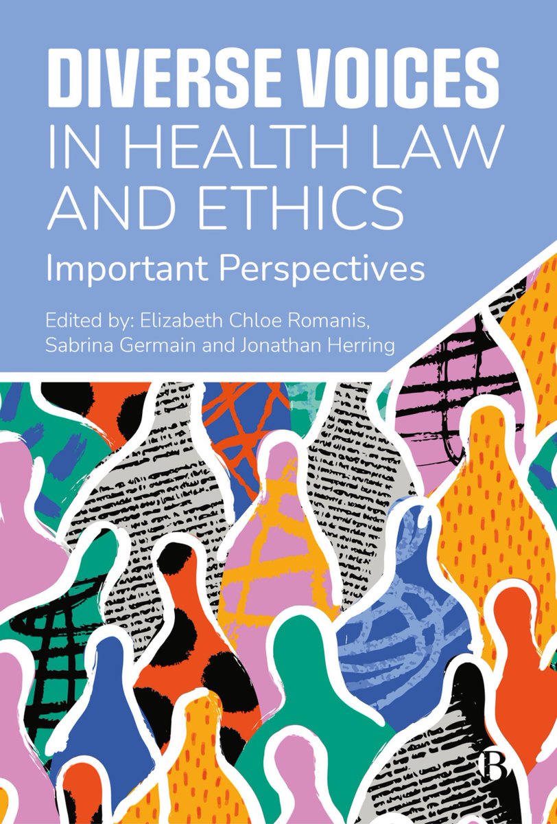 Excited to share the cover of our new edited textbook forthcoming with @BrisUniPress ✨ it covers all the classic content of Health(care) ethics and law but embedding intersectionality and a commitment to making space for diverse stories & voices in the approach (1/2)