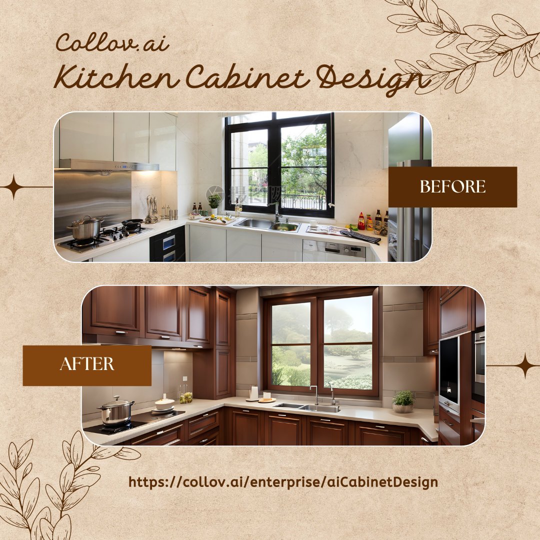 Transform your kitchen from mundane to magnificent with just one change! Don't settle for the ordinary, when a cabinet makeover can do wonders!  Free trial: collov.ai/enterprise/aiC…
#Kitchencabinet #RealEstate