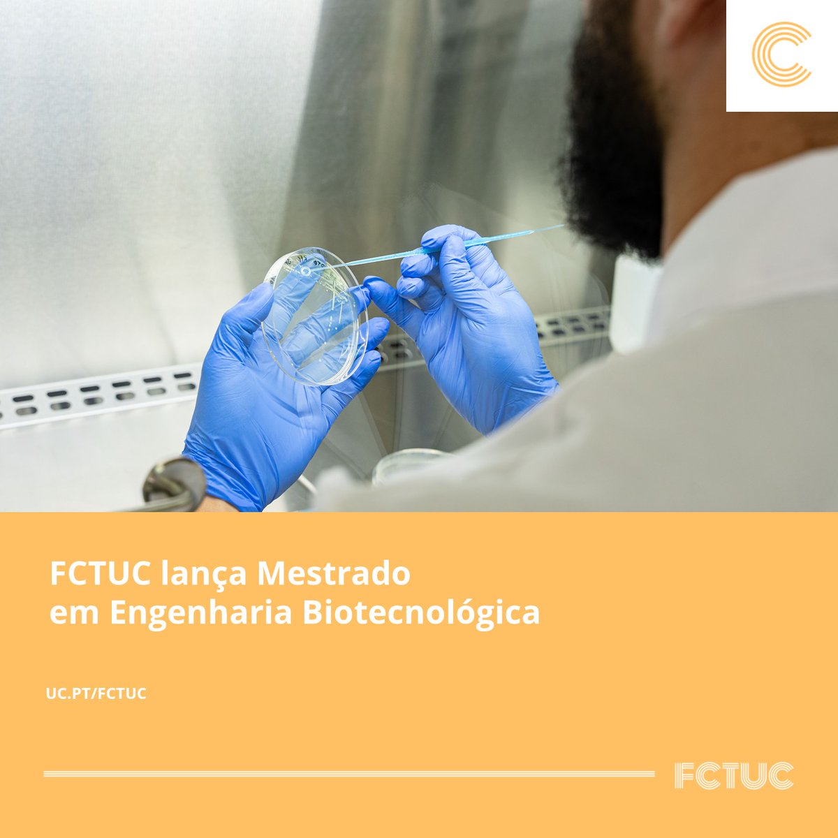 FCTUC lança Mestrado em Engenharia Biotecnológica. Mais informações aqui: uc.pt/fctuc/noticias…