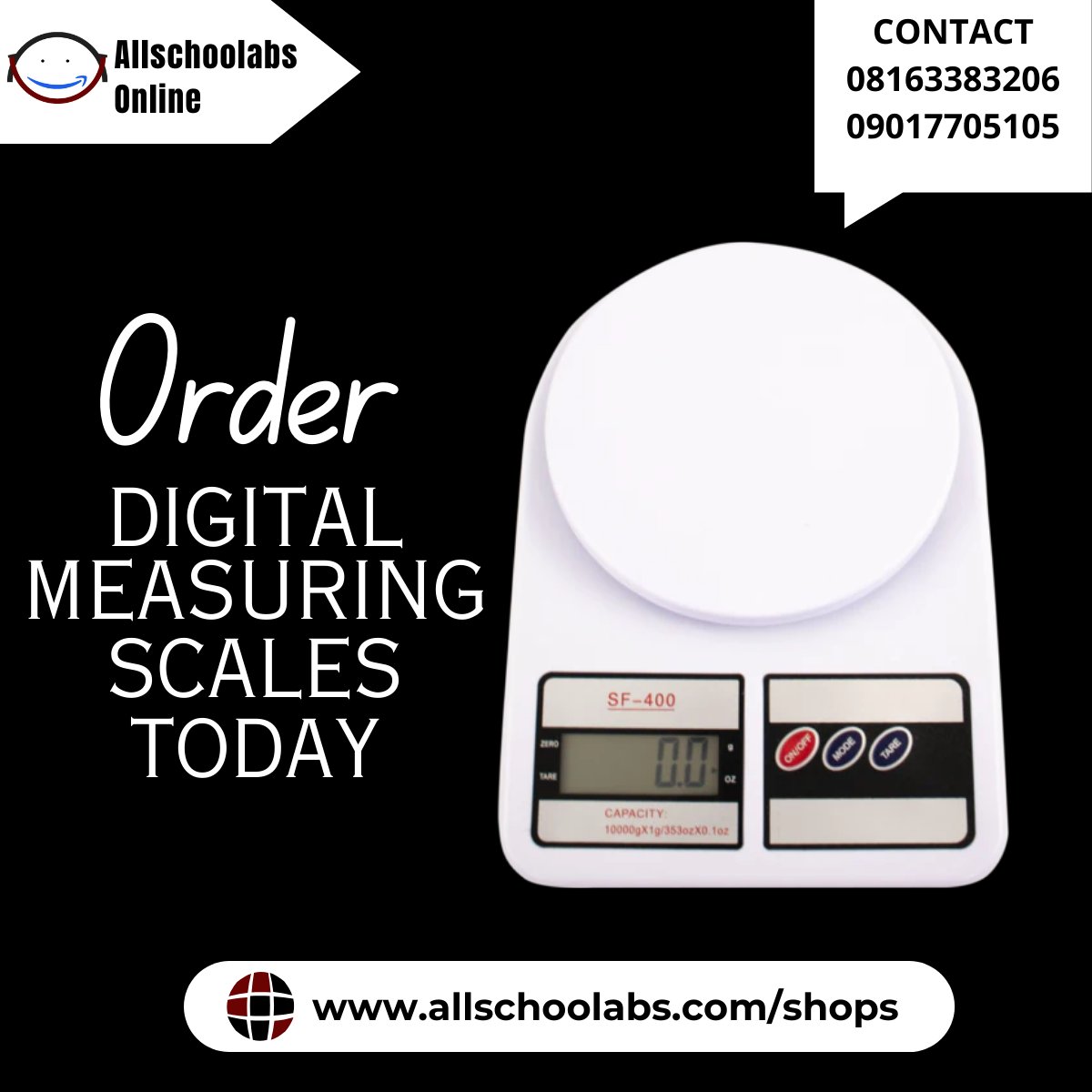 Allschoolab's tweet image. Order Digital Measuring Scales Today🫰 From Allschoolabs Online 😘.

Same Day Delivery Guaranteed 🏍🏍

- allschoolabs.com/shops

#digitalmeasurement #scale #allschoolabs Aliko Dangote New Nigeria Gilmore #Anikulapo Timini Chioma Ilorin Labour PartyZubby #OverProtocol