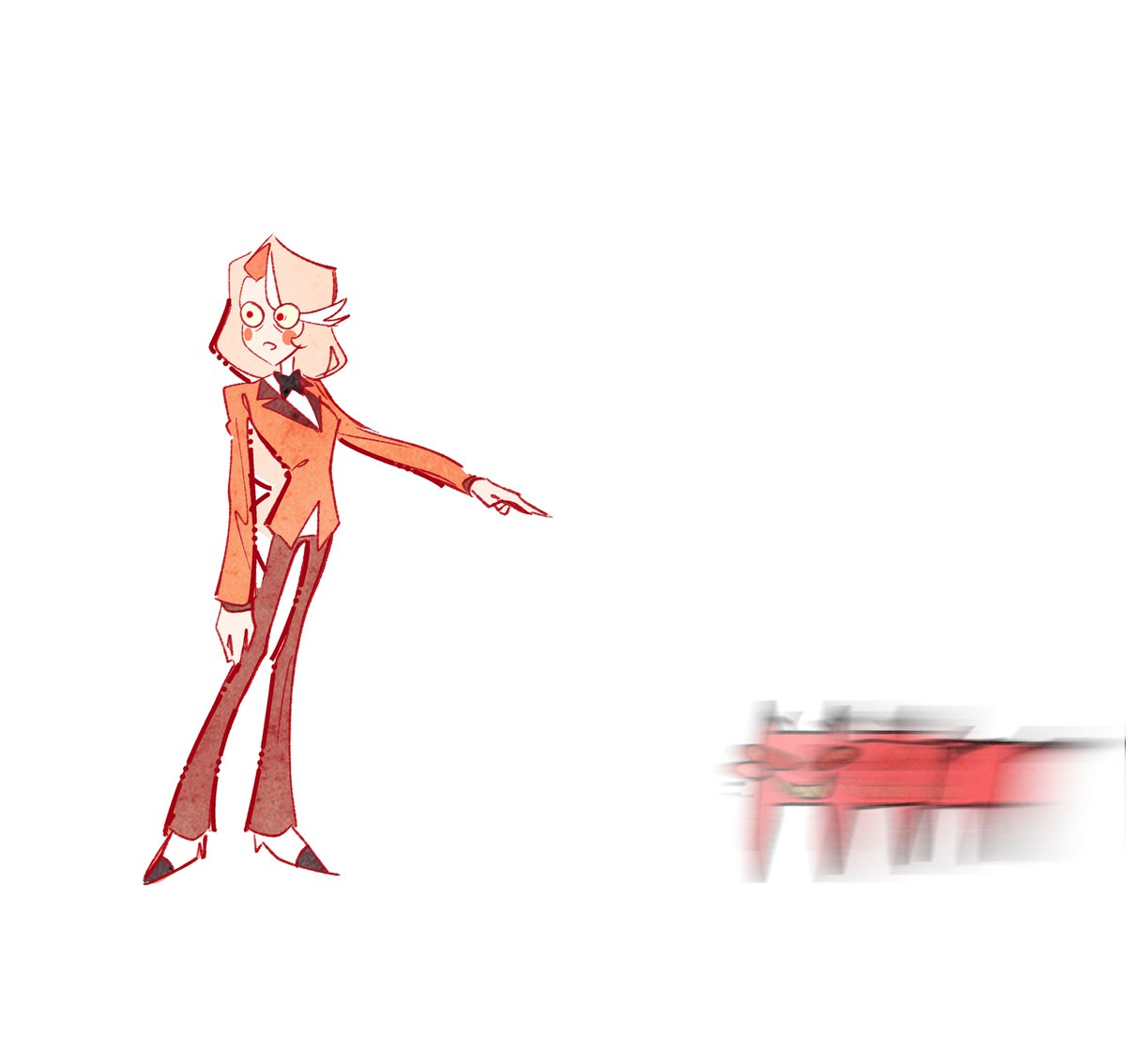 Luc_doodle's tweet photo. Charlie meeting him

#HazbinHotel #Alastor #CursedCatAlastor https://t.co/P25iVTDVTK