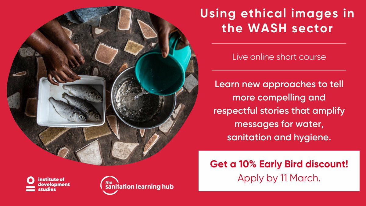 How can we go beyond photos of taps and toilets to tell the necessarily powerful stories to affect change? Online course this summer: Using ethical images in the WASH sector📣 Register & pay before 11th March for a 10% discount! Find out more: bit.ly/3wD4VzZ