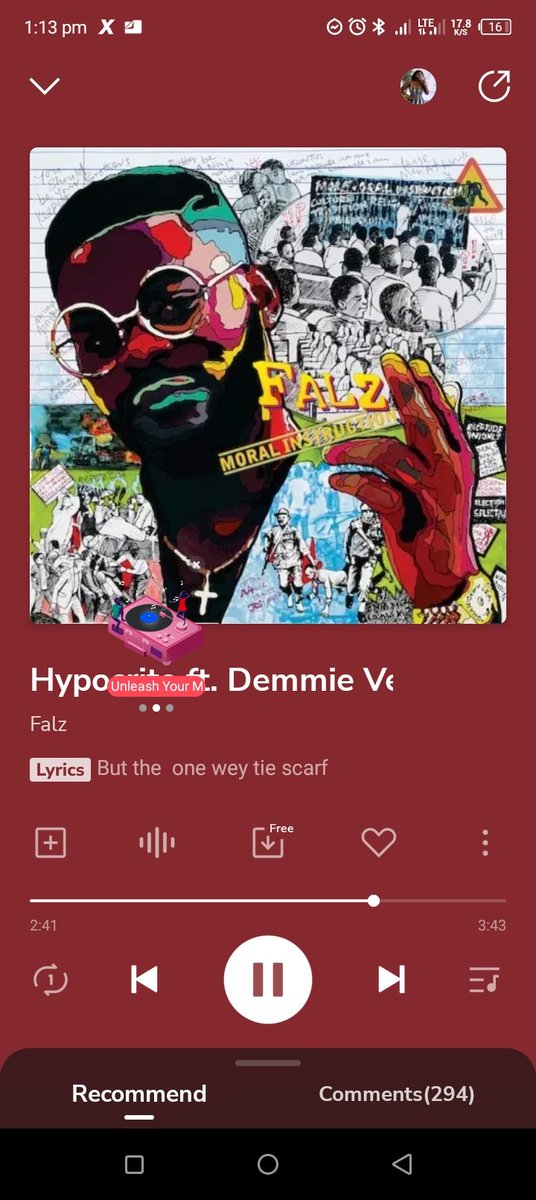 #Morningjah! Too many hypocrites masquerading themselves as holy art thou won't let people sip from their conscience in peace. Everybody has suddenly gone crazy with the religions presented in the plate of poverty and fear of life. @falzthebahdguy the present day fela nailed it.