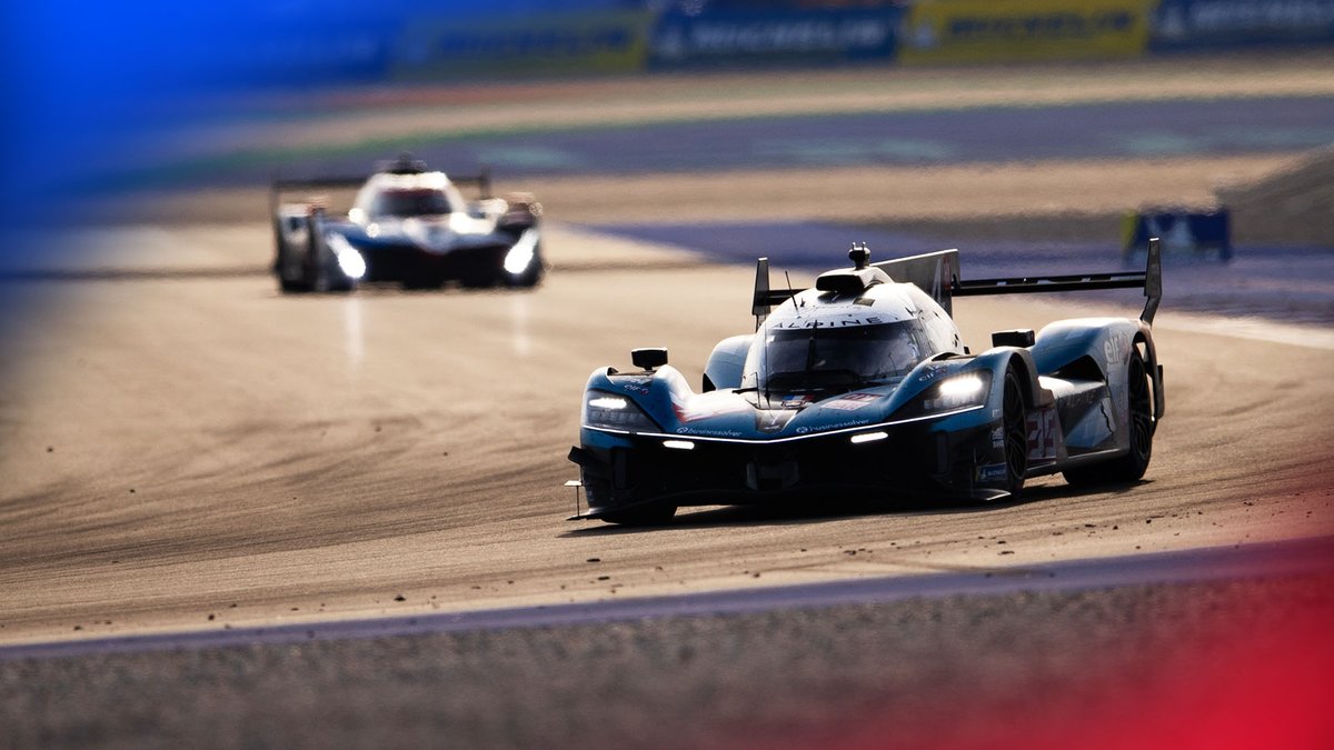 The new Alpine A424 had a successful first race outing in Qatar 🇶🇦, with both cars crossing the finish line of the 1812km-long race, and #35 event scoring the points of a Top 10 finish! Onto the next one team! 💪 #ELF #Endurance @AlpineRacing #Qatar1812km 📸: DPPI