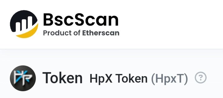 🔥 $hpxt is now easily tracked on <a href="/bscscan/">BscScan</a> 🔥

This enables clearer transparency and  legitimacy for the HpXentity project! 

#crypto #bitcoin #bscgem #bsc #gaming #esports #streaming #cryptocurrency