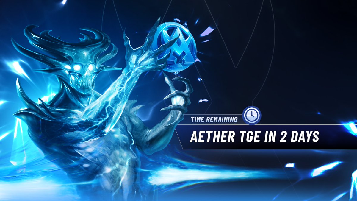 The wait is almost over ⌛️

#AEG #TGE