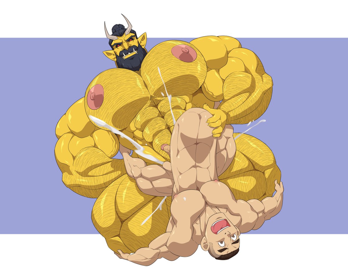 I find it funny that Artis is "the straightest" of the 3 but people commission him in the gayest, roughest and kinkiest of scenarios :V (Yellow demon daddy belongs to <a href="/Rockyhooves/">Swishing on the water</a> )