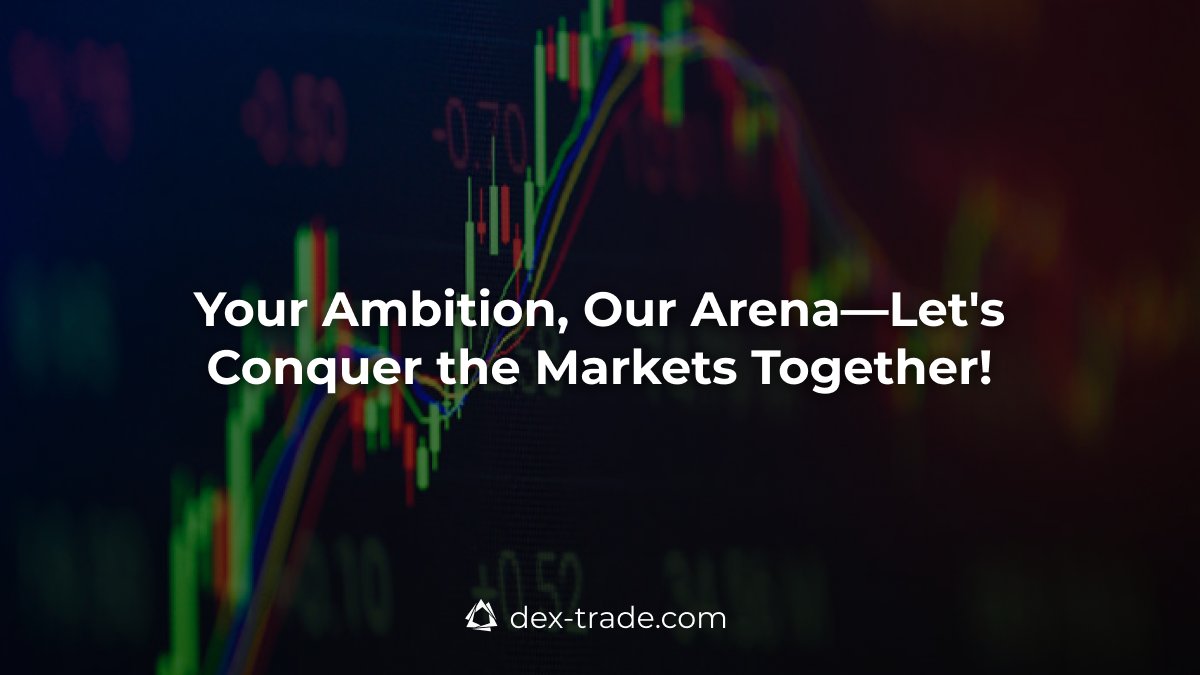 dextrade_'s tweet image. Bring your ambition to Dex-Trade&apos;s arena and let&apos;s conquer the markets together. 🛡️ Team up with us and become unstoppable. Join the conquest at dex-trade.com! #AmbitionArena #MarketConquerors