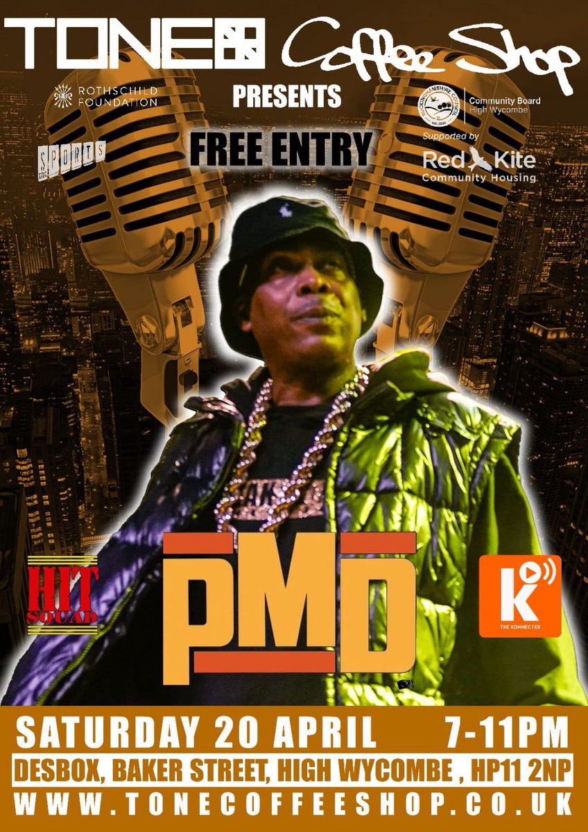 🌎Save the date!I'm coming over to the UK on 4/20 at Tone Coffee Shop🇬🇧Brace yourselves for a UK unforgettable night of authentic Hip Hop-Big ups.PMD #parrishsmith #parishsmith #PMD #EPMD #hiphop #hiphopmusic #hiphopculture #hiphopshow #hiphopartist #bboy #tonecoffeeshop #UK