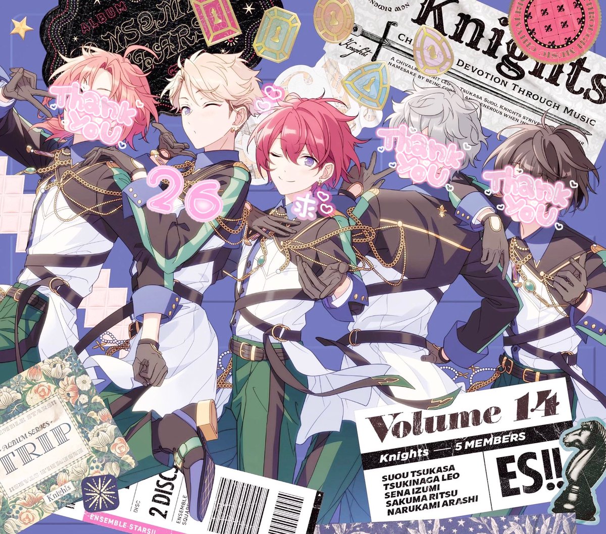 (交換) あんスタ　あんさんぶるスターズ　Knights アルバム　TRIP アニメイト限定特典　缶バッジ スクエア缶バッジ

譲)嵐26

求)司

40枚予約済です。
検索からもお気軽にお声掛けください。