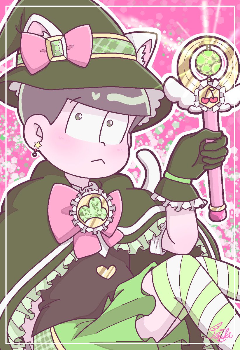 チョロリンだりん❕💚
衣装デザインちょっと改造しました

 #おそ松さん #チョロ松