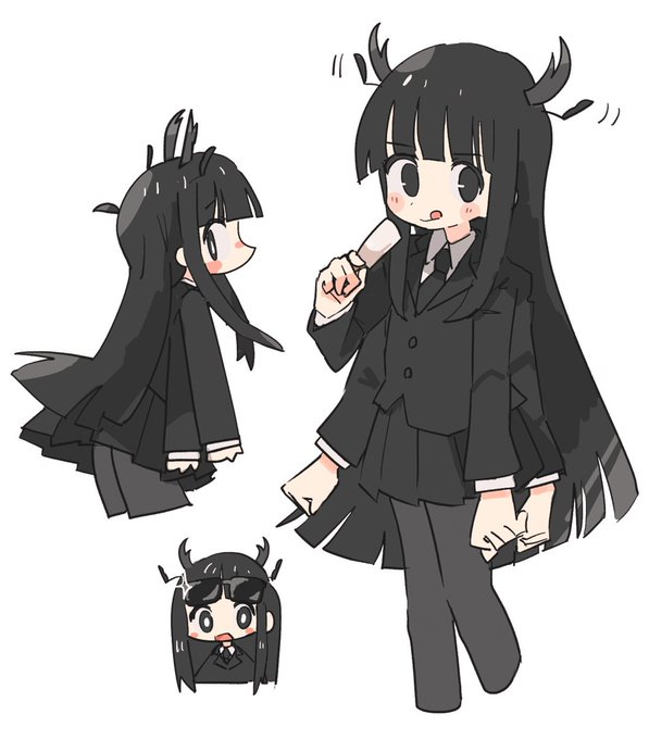 コクワガタちゃん #オリジナル 