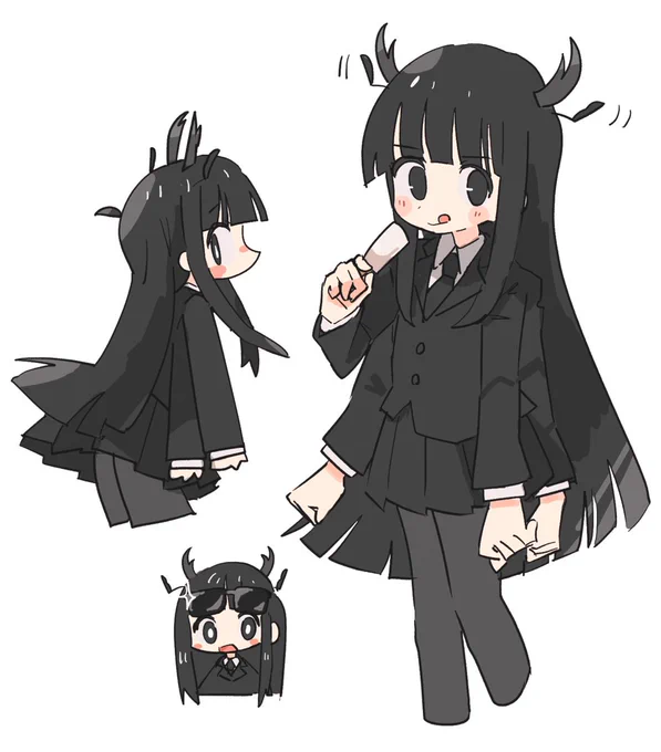 コクワガタちゃん #オリジナル 