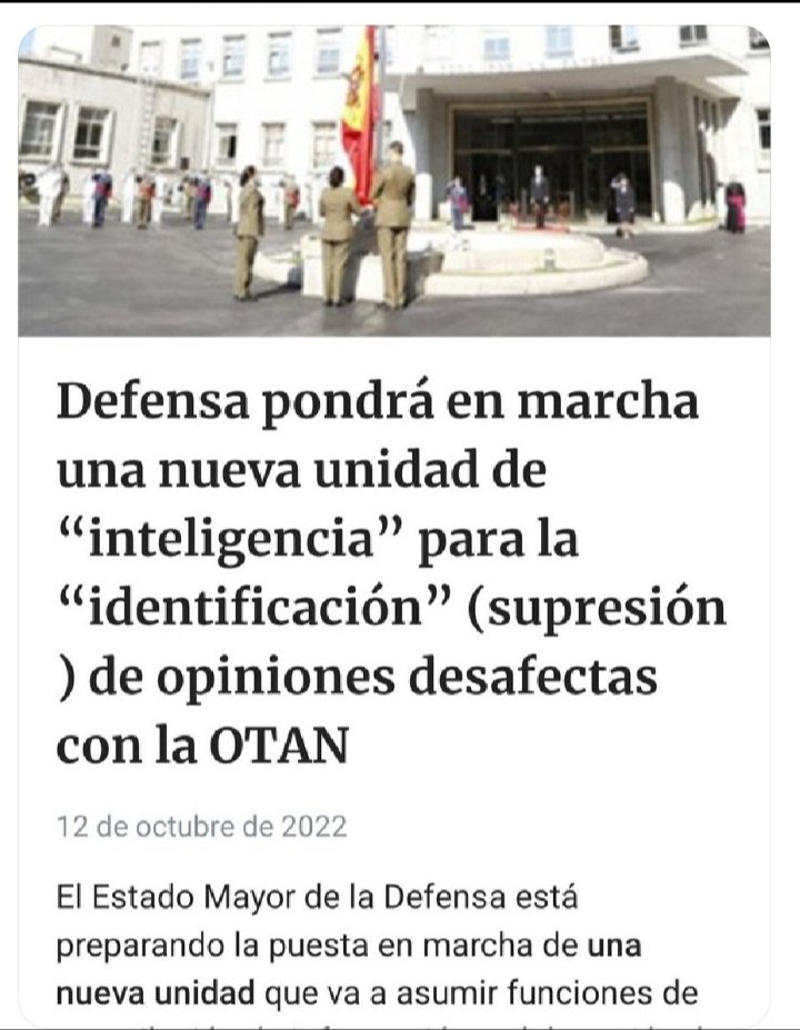 Le llaman democracia pero es casi un estado de guerra. La militarización del pensamiento ya está aquí.