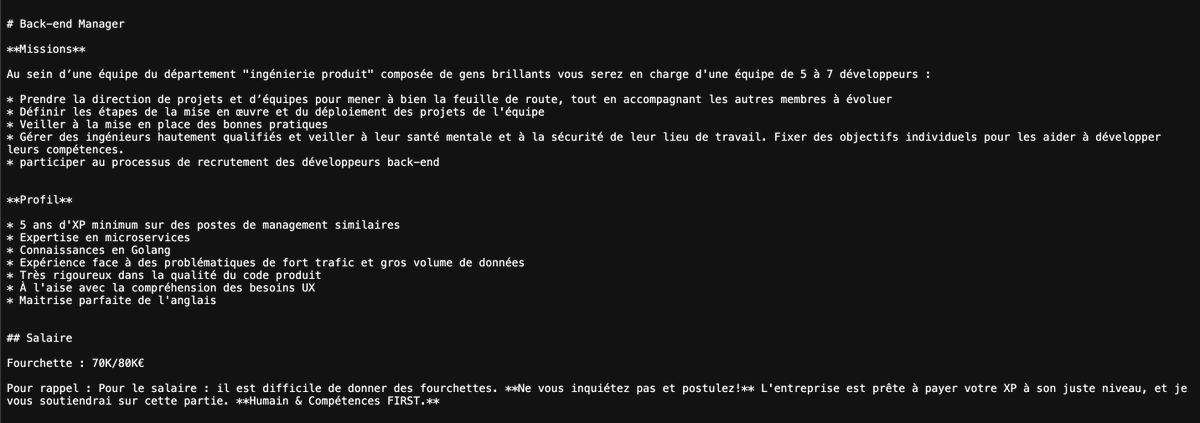 JPansart's tweet image. Toujours un top poste chez Synthesio #Lead #Golang #developer #Paris ! j&apos;ai très peu de monde sur cette techno n&apos;hésitez pas à RT :) merci beaucoup !