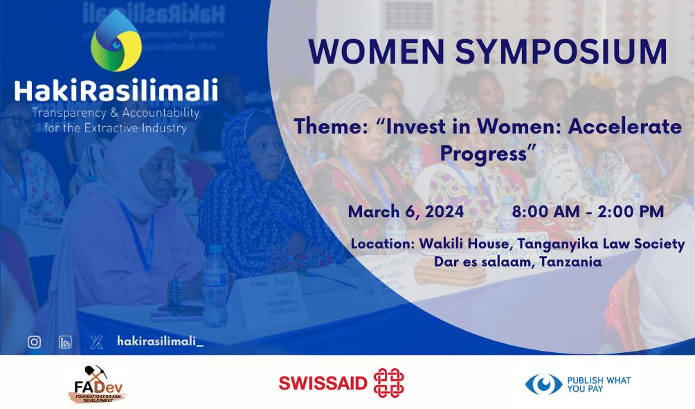 From boardrooms to mining sites, women play a vital role in the extractive sector. It’s time to invest in their leadership, skills, and opportunities. Together, we can accelerate progress and drive positive change. <a href="/hakirasilimali_/">HakiRasilimali</a> #InternationalWomensDay