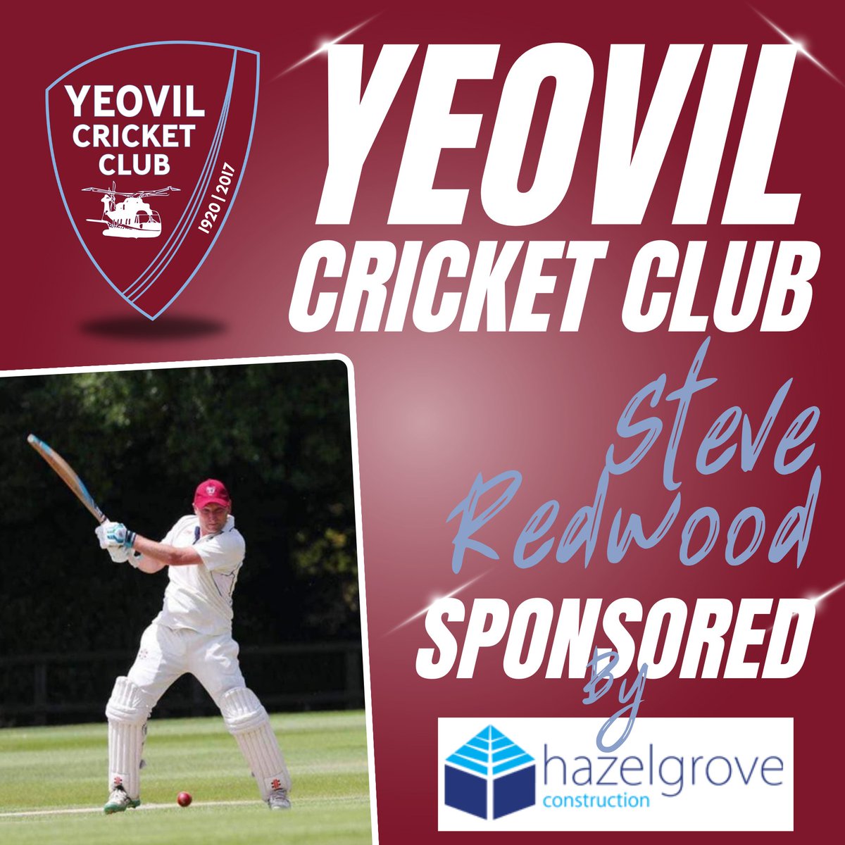 🚨 PLAYER SPONSOR 🚨 Huge thanks to Hazelgrove Construction who have sponsored Steve Redwood this season👌 #YCC