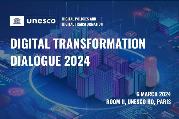 The @UNESCO Digital Transformation Dialogue is coming up! Catch @UNDP’s @Robert_Opp & other thought leaders on March 6th for insightful discussions on enhancing #digitalcooperation.

Register here: go.undp.org/wsMc