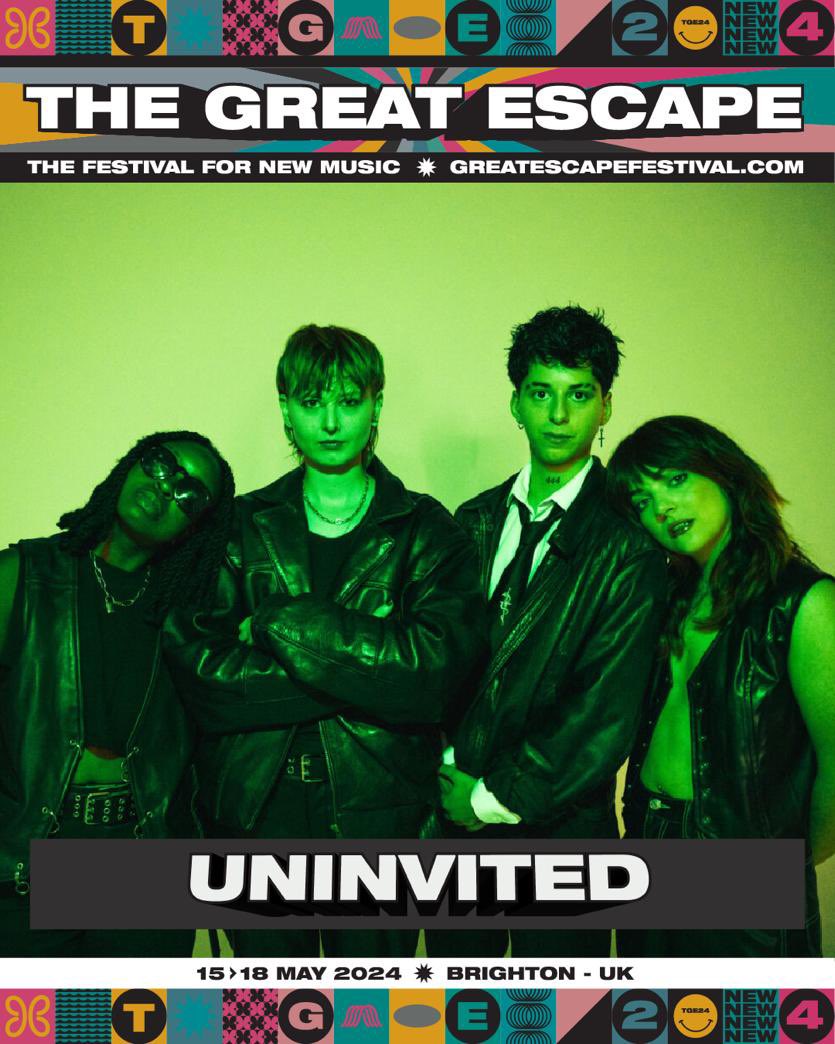GUYS WE’RE PLAYING THE GREAT ESCAPE IN MAY!!! TICKETSSSS greatescapefestival.com/buy-festival-t…