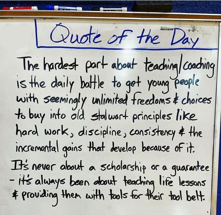 Gotta know your "WHY" and keep moving forward with it!!