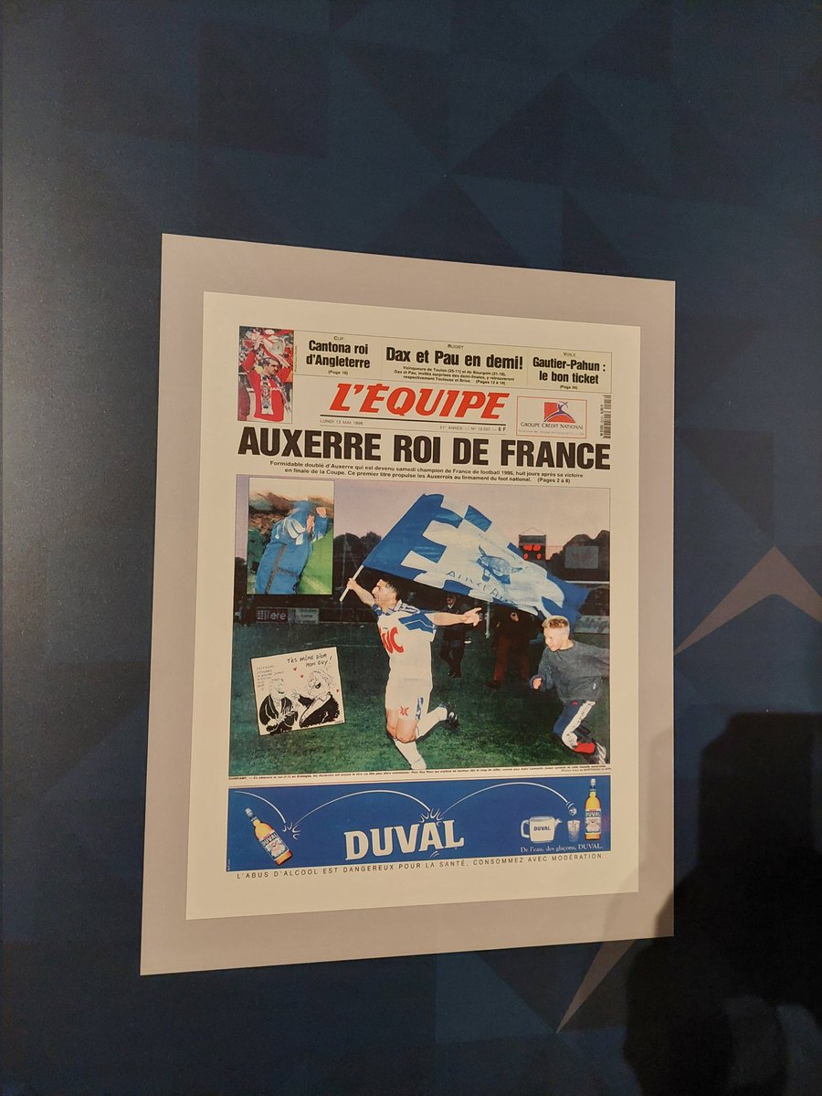 Inauguration du superbe musée de l'@AJA en présence de notre ministre des Sports @AOC1978.
Merci à @JBLemoyne et au président @Malherbe_B pour cette belle fête. 
Une pierre de plus pour l'histoire du club et l'attractivité de l'Yonne ! #TeamYonne #TeamAJA