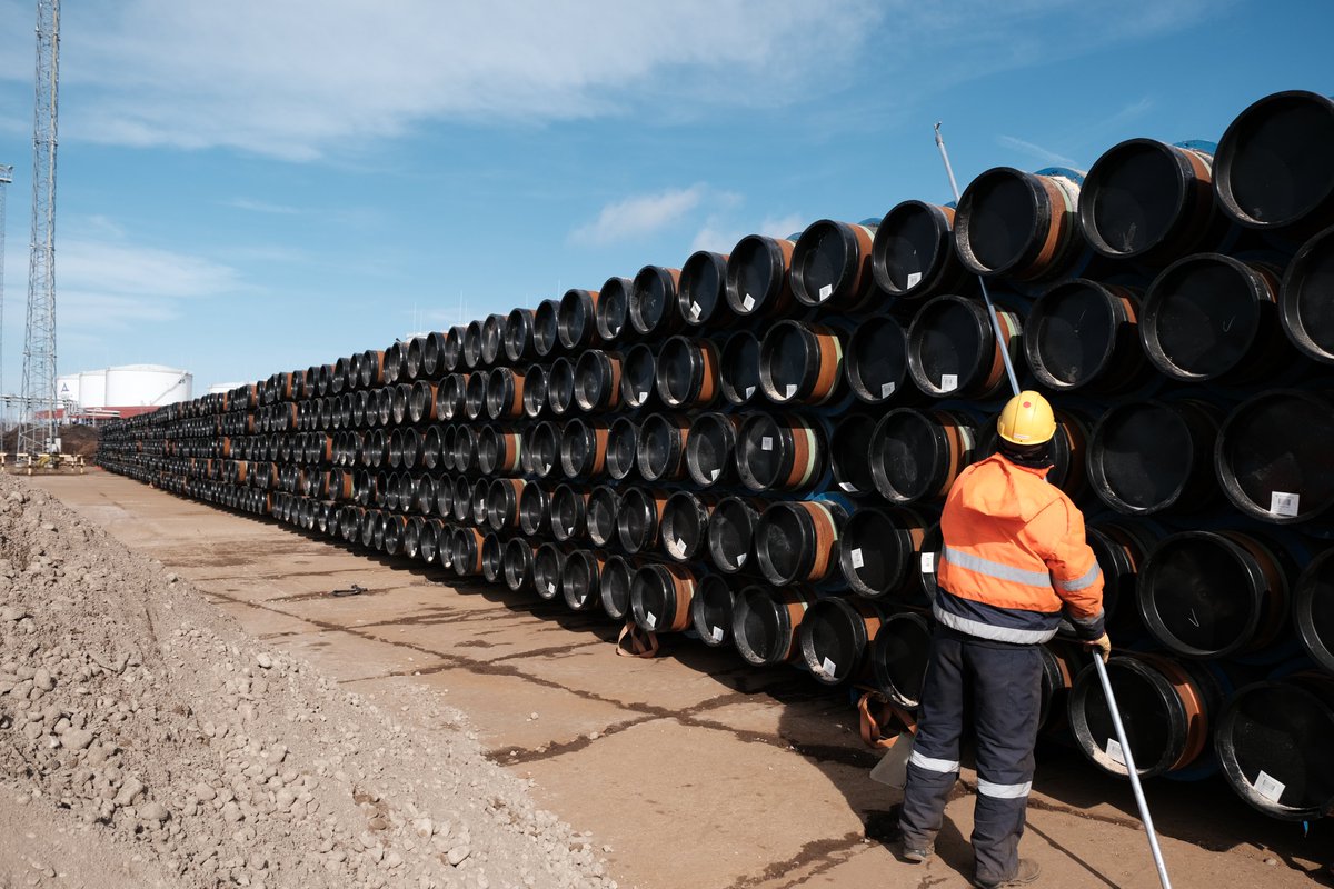 Preparations for Balticconnector’s repair works have progressed according to plan and on schedule in cooperation with Elering & @GasgridFinland. The repair works at the damage site start this week. 👏 The estimated commissioning date is 22.04. Read more: gasgrid.fi/en/2024/03/05/…