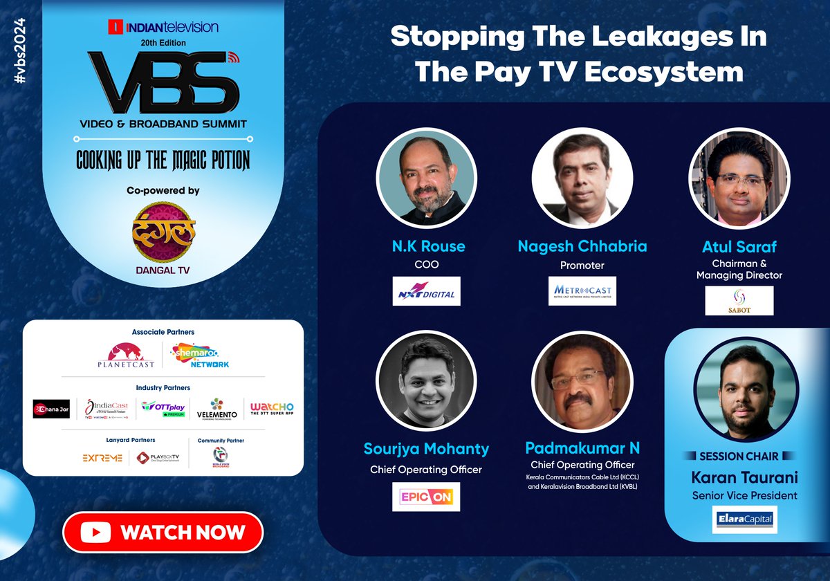 Missed the session? Watch Now on YouTube: Stopping the leakages in the pay TV ecosystem at Video & Broadband Summit 2024!

Watch Now: youtube.com/watch?v=hPQa41…

For More Info: videoandbroadbandsummit.com

#VBS2024 #VideoAndBroadbandSummit