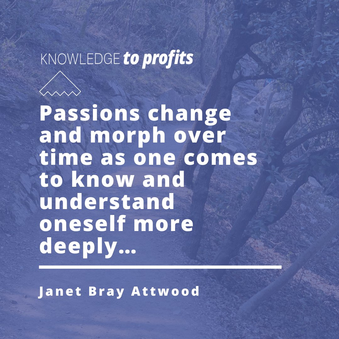 Did you know? Your passions are not static; they evolve just as you do. 🌱 

As we journey through life, gaining deeper insights into our own nature, our interests, and desires naturally transform. 

This quote reminds us beautifully.