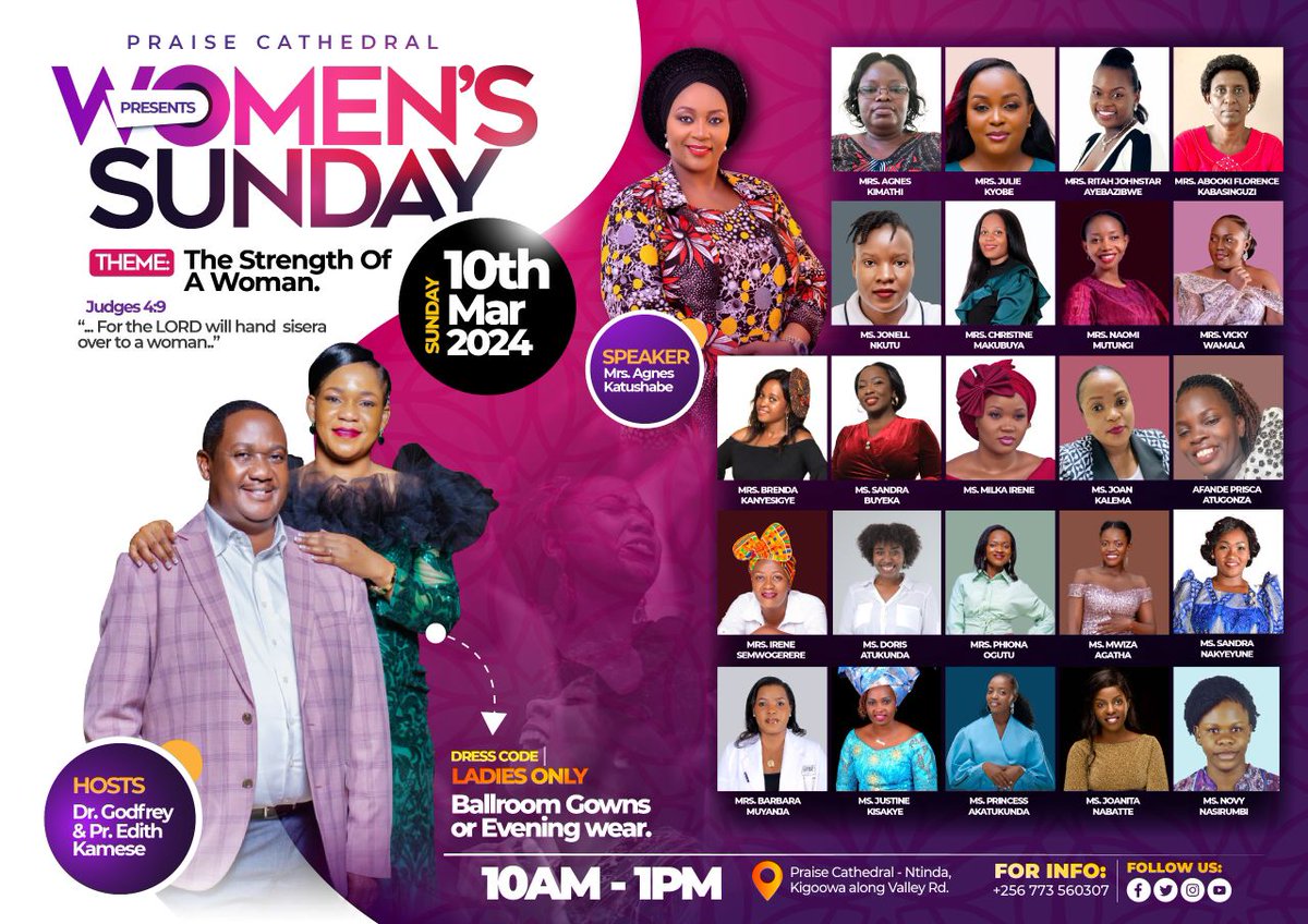 Yes!! Its women's week!! I'm inviting whoever is reading this to come join us this Sunday. The women will be leading the whole service 😍 i can't wait to see you my people.