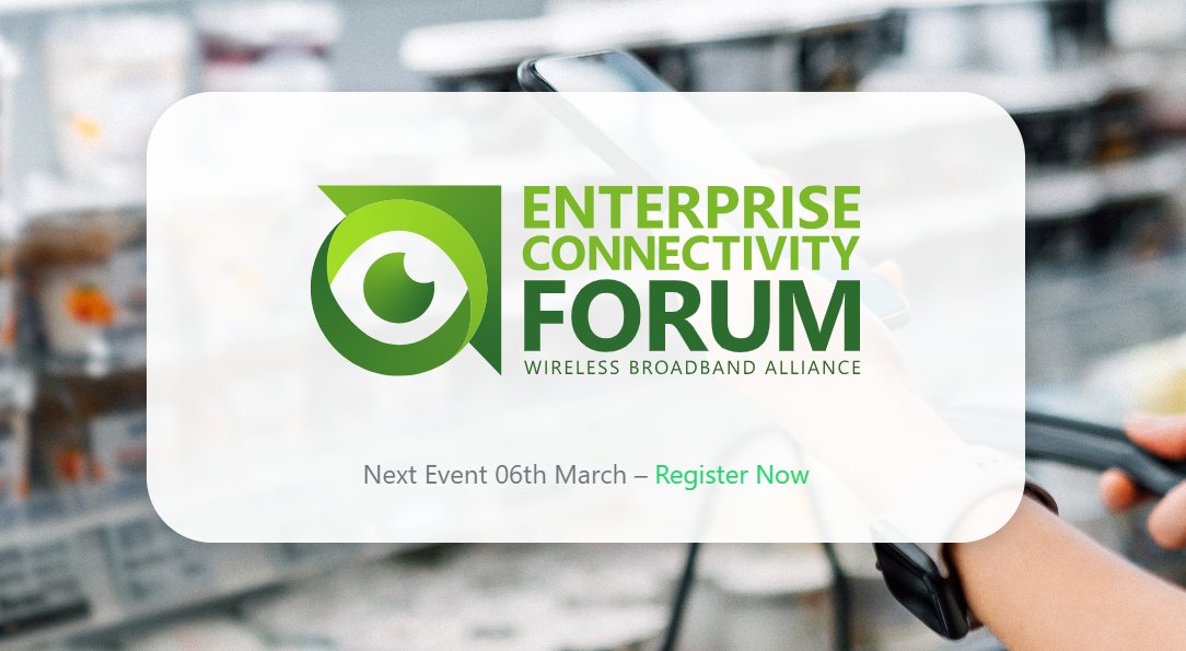 🌐 Ready to step into the future of connectivity? Tomorrow, March 6, 2024, seize the moment at the inaugural Enterprise Connectivity Forum by WBA! 

⏰ Last chance to secure your spot: bit.ly/3woGJBf

#ECF2024 #OpenRoaming #Cloud4Wi #Passpoint #WirelessBroadbandAlliance