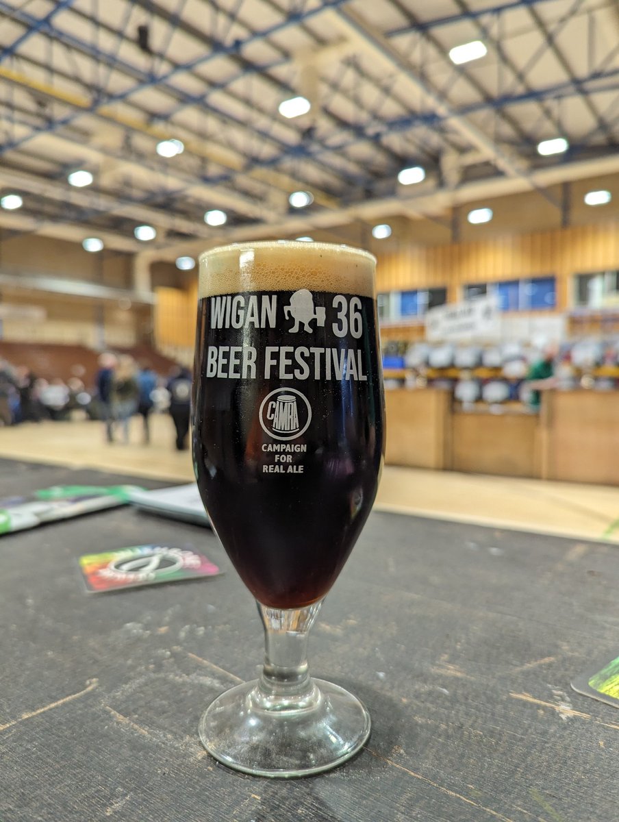 Loved running the Keg Bar again at Wigan Beer Festival at the weekend. I feel the beers represented the drinker I am. Enjoying silly hype beer that sells in under an hour, &amp; unfashionable amazing examples of styles at the same time. Blue beer and Double BIPA as photo evidence.