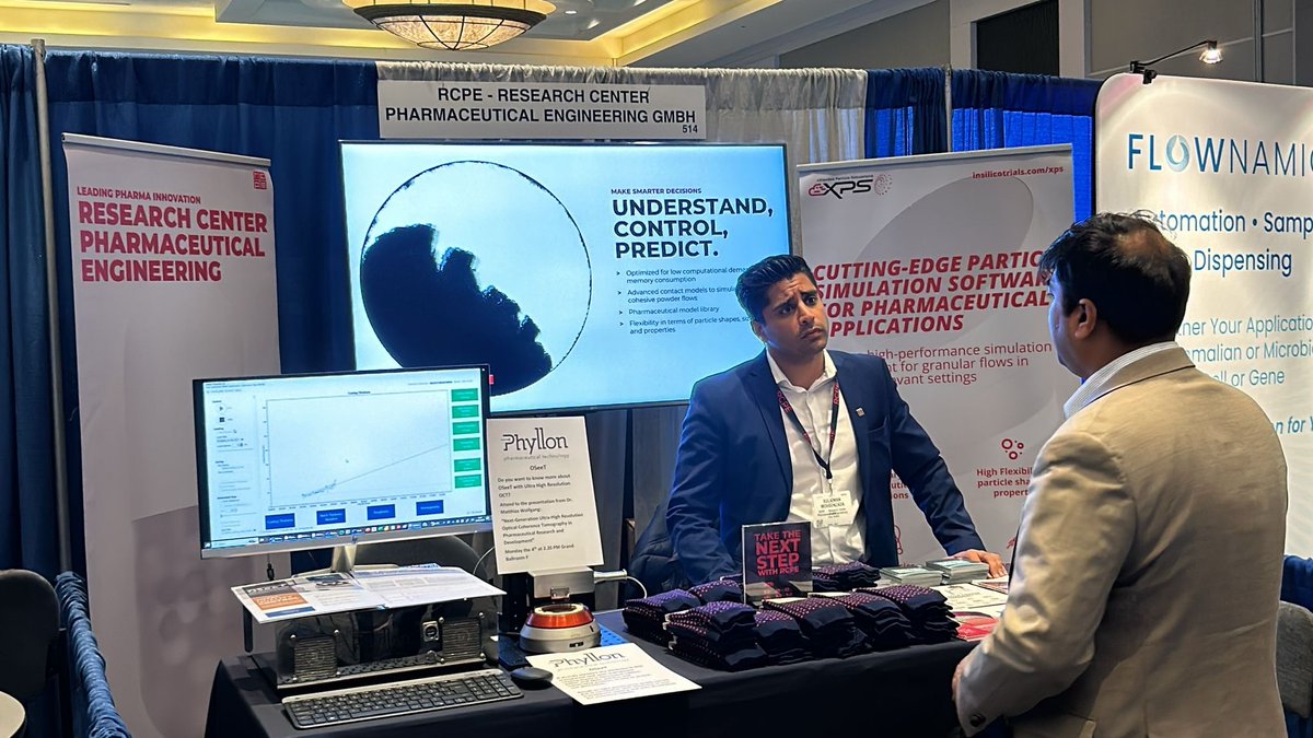 Join us at booth 514 at #IFPAC2024 happening right now! Our experts are ready to chat with you and answer all your questions. Come say hello and get to know more about us and our partners Phyllon and InSilicoTrials. #pharma #OCT #ParticleSimulation #ProcessControl