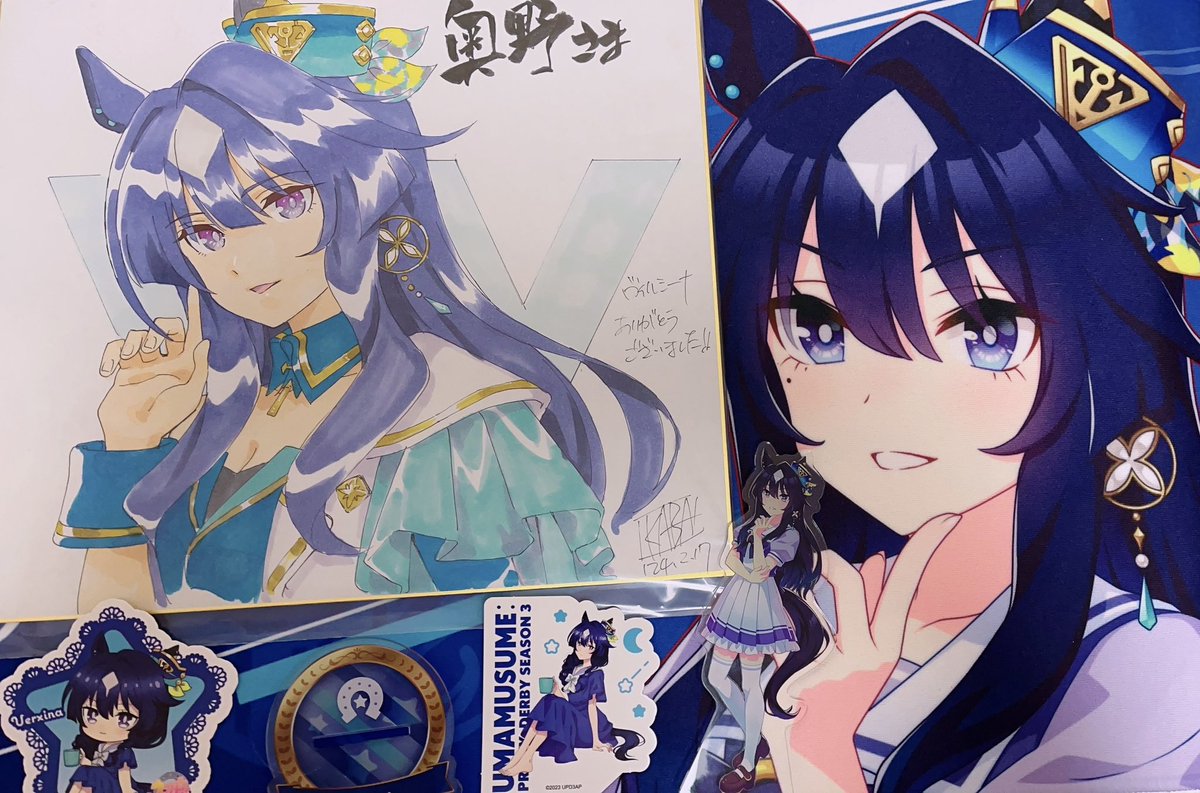 直筆サイン色紙 奥野香耶 ゴシックは魔法乙女 ウマ娘 ヴィルシーナ WUG GH5uSNHb0AAXKIi.jpg