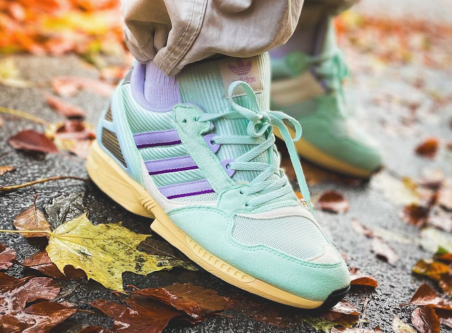 Sneakers Purple Adidas Aerobounce Dames Zilver Adidas ZX 9020 43 1