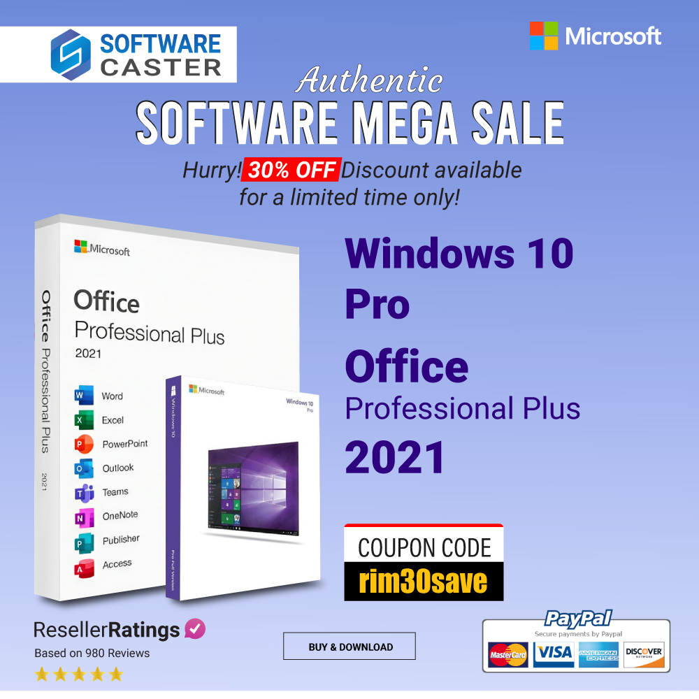 jack_liam90633's tweet image. 🎉Don&apos;t miss this huge offer! 🎉 Get ready to enhance your digital experience with the Software Caster Company Authentic Software Mega Sale! Enjoy an exclusive 30% discount on Microsoft Windows 10 Pro and Office Professional Plus 2021! 💻✨
#softwarecaster #Windows10pro