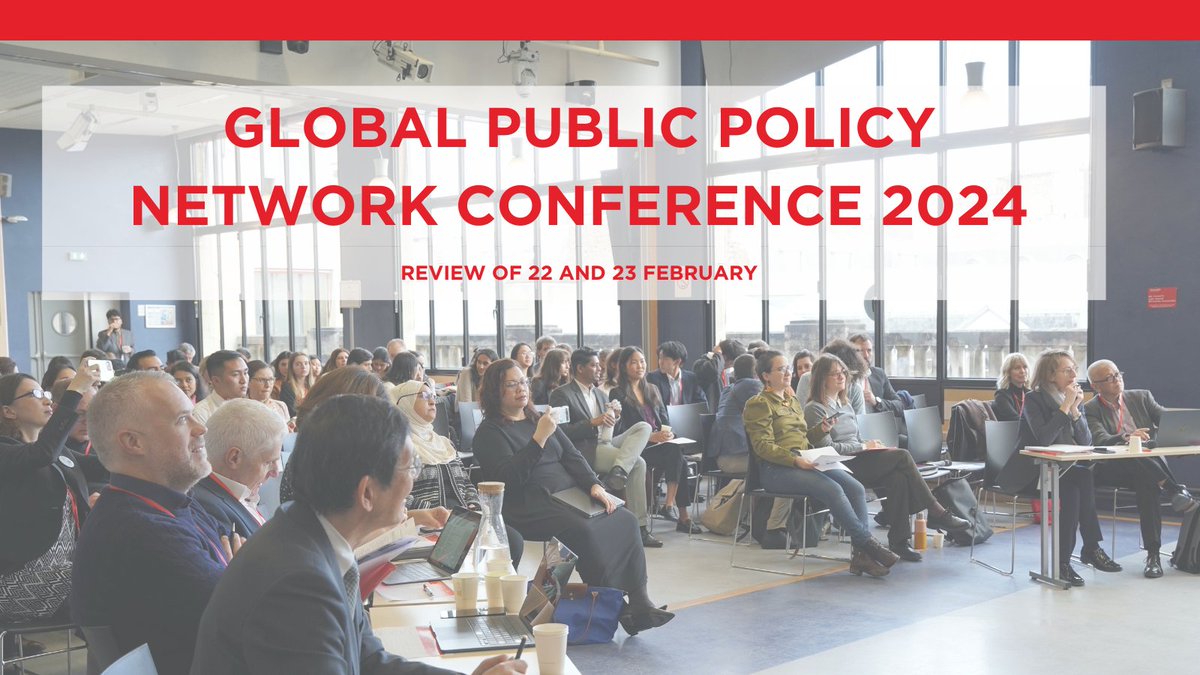 Sciences Po hosted the 2024 GPPN Annual Conference. Take a look back at these 2 days of meetings between institutions and students from all over the world, and discover the policy projects of the competition winners 🏆🥇🥇🥈 👉 bit.ly/3P7CG2L