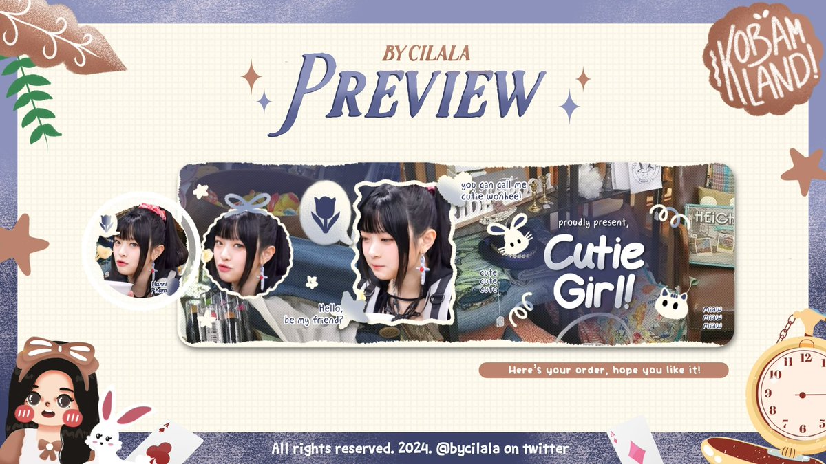 Help RT, thank youuuuu … 

Jadi, Cila ada 4 layout free 🥹 boleh dijemput malem ini pukul 20.00 yaaaa! Langsung dm aja kodenya ada di alt. 

1 orang 1 leot dan ga boleh diwakilin/dibantu yaaaa … 🥹🙏🏼 janji dipake leotnyaaaaa jangan lupa tag Cila yak klo dipake