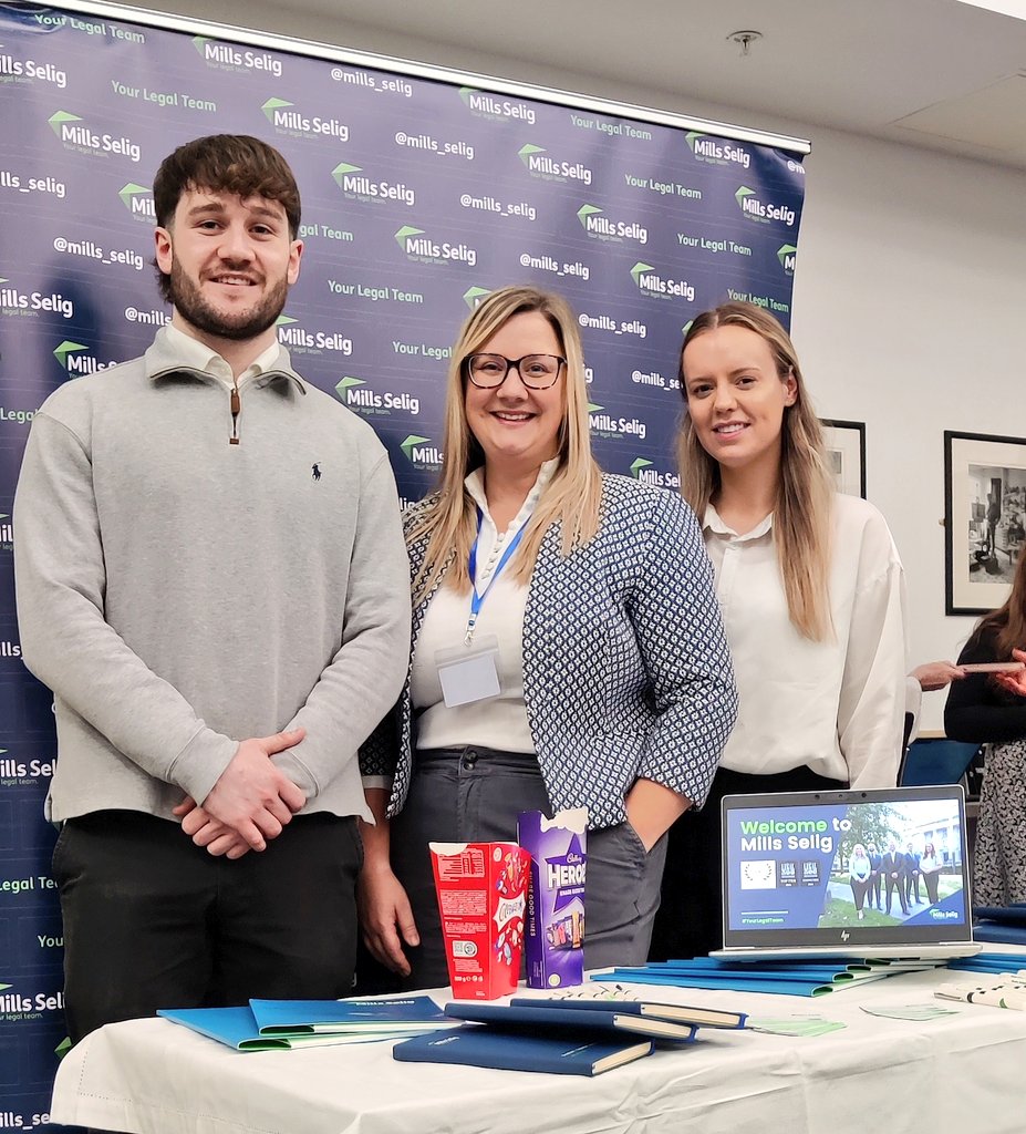 Great to meet Law students at all levels today studying hard @UlsterUniSchLaw 🙌 Annual law spotlight event is always a highlight with a great panel of speakers lined up! #YourLegalTeam