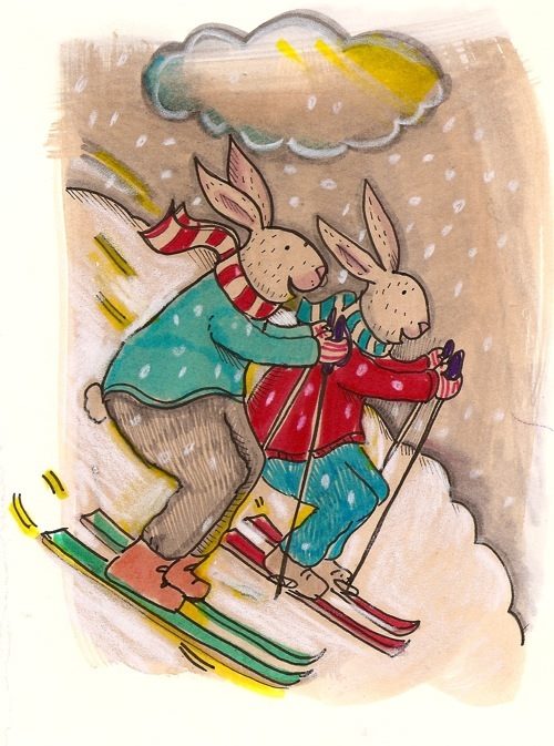drawstuff's tweet image. There's some great skiing out west. #blizzard2024 #nancycarlsonstudios #powderday