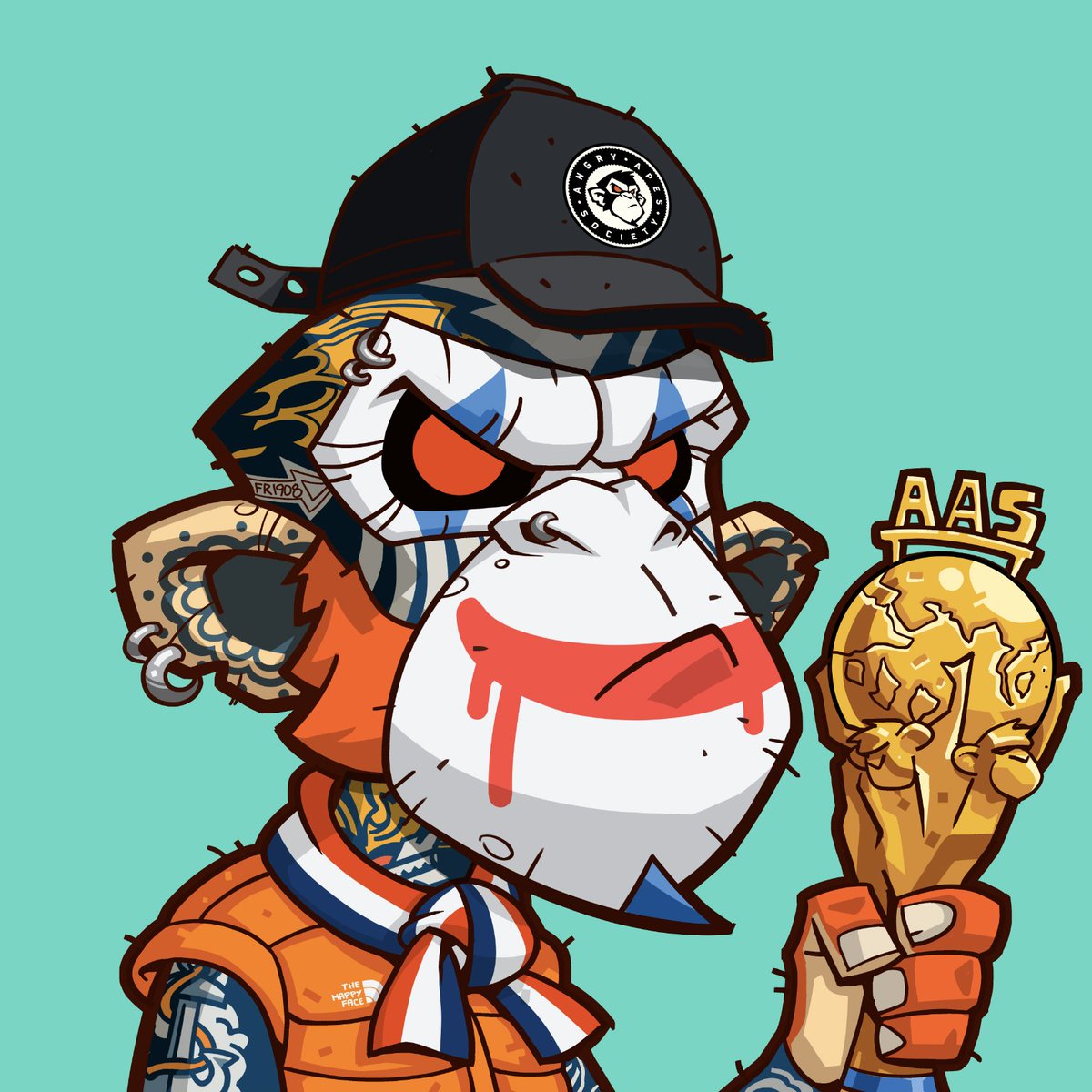 Today is <a href="/NFTNick010/">N!ck 🥷</a> day!
Let's give a big round of applause to our one and only
<a href="/NFTNick010/">N!ck 🥷</a> 
Check out his new personal PFP !
Bro you have my love for all you do for <a href="/AngryApesNFT/">Angry Apes Society</a>
Together we are strong!!!