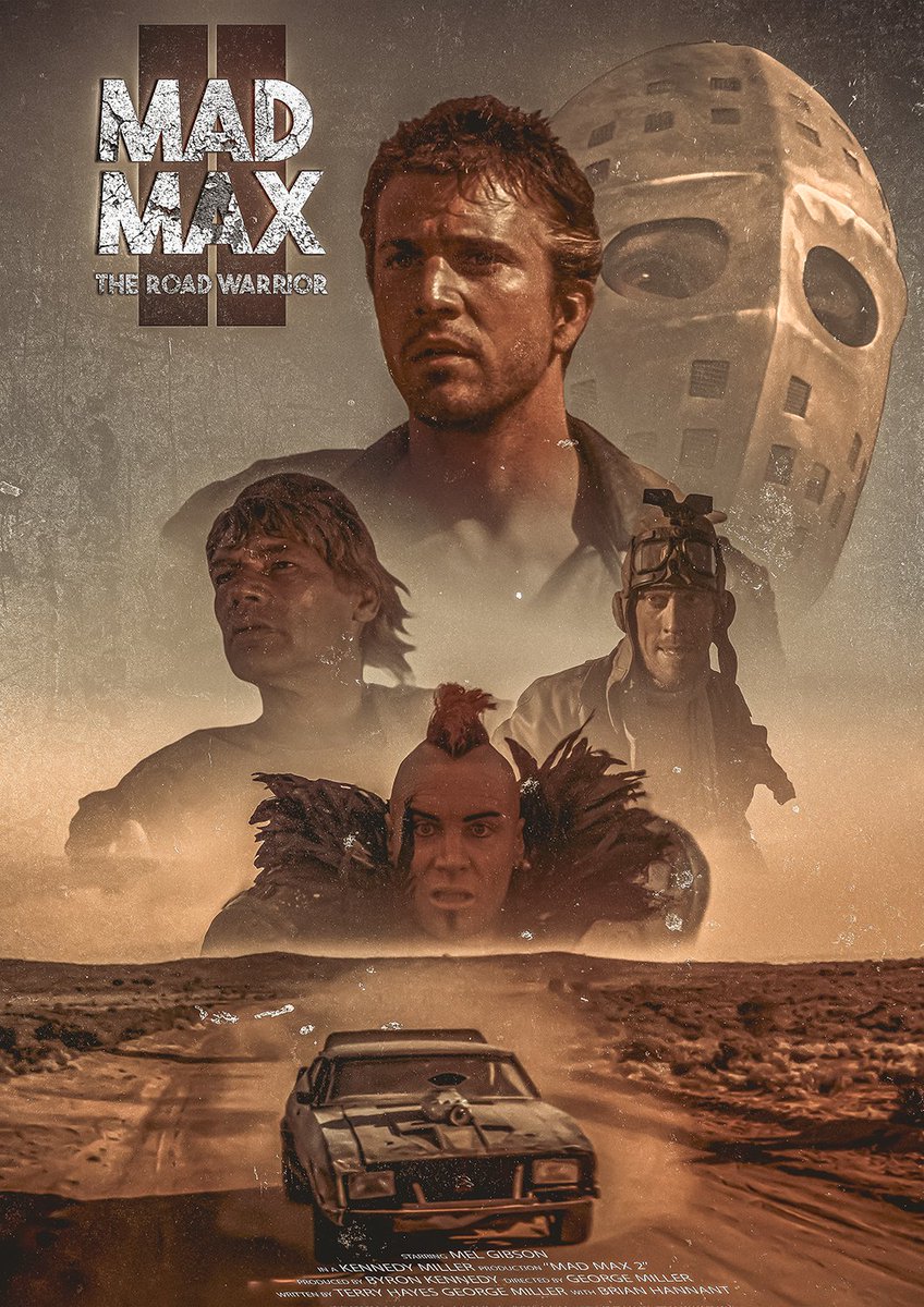 #MadMax2 #GeorgeMiller #MelGibson #VernonWells #movieposterdesign #posterdesign #AltenativeMoviePoster #portfolio #Designer