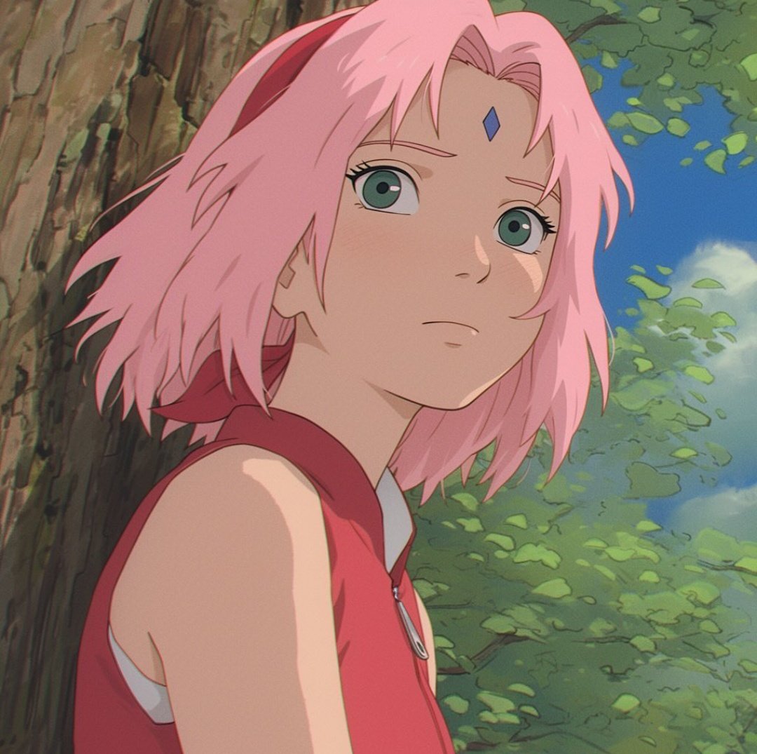 4th_tsunade's tweet image. Naruto x Ghibli