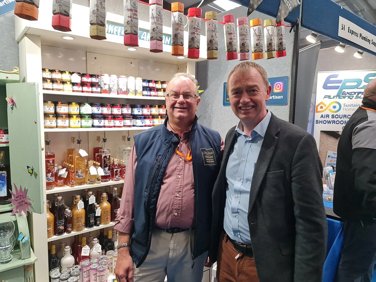 #TimFarron popped by our stand at The Lakes Hospitality Trade Show, It was so nice to see so many familiar faces again and we are so grateful for all the support #tradeshow #hospitality #farmshop #deli #foodandbeverage #b2b