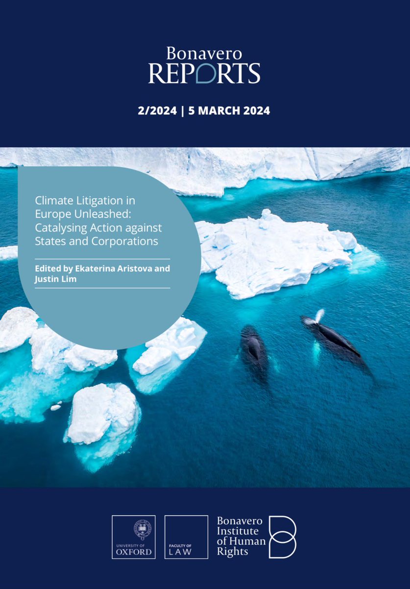 New report on strategic climate litigation published by @BonaveroIHR today following a workshop held at @OxfordLawFac in November 2023. Grateful to @LeverhulmeTrust @Oxfam @WoodsfordLF and @oakfnd for supporting this event and our research. law.ox.ac.uk/sites/default/…