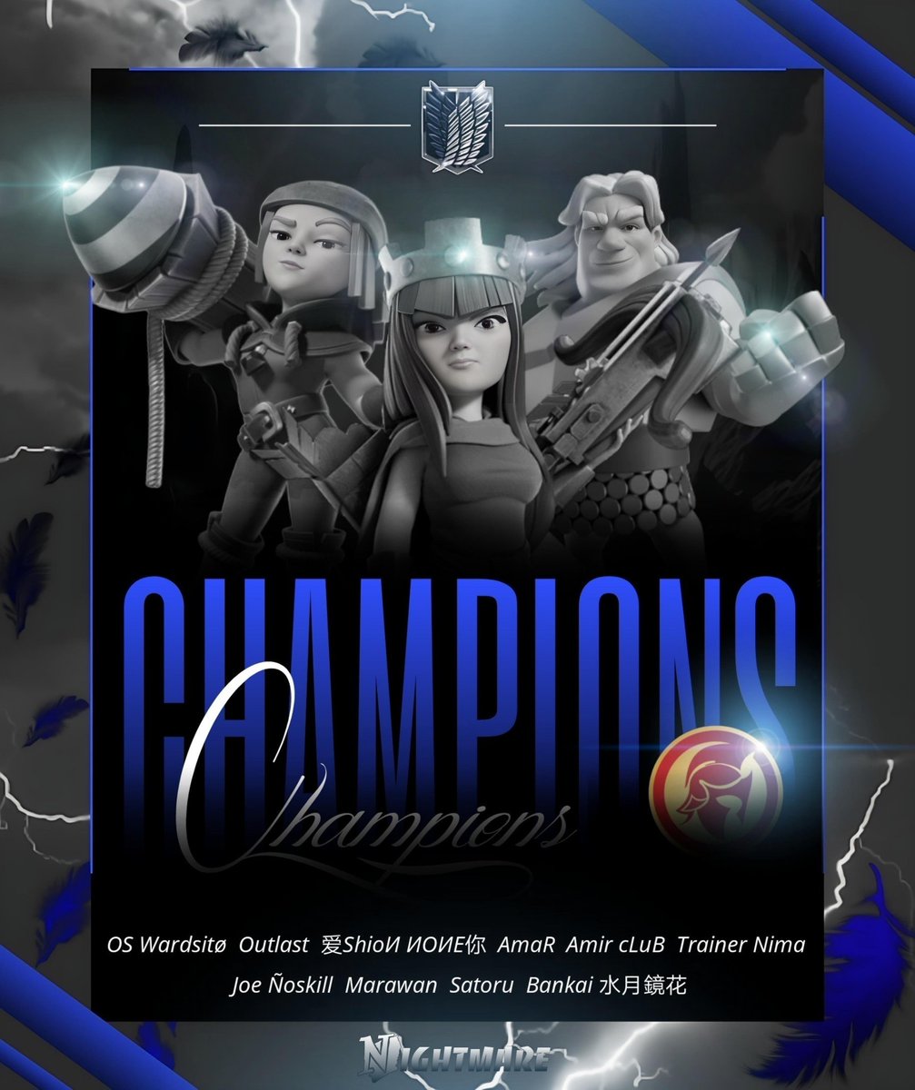 SilverWings Esport (@silverwings_es) on Twitter photo โ๏ธ We are Champion of the <a href="/Marus_CR/">Marus / Clash Royale</a> !!! โ๏ธ
Congratulations to the players who gave everything to achieve this
<a href="/antilethal/">ะever</a>
<a href="/Wardsitooo/">๐๐๐ซ๐ โ</a>
<a href="/BeansMoisty/">outlast</a>
<a href="/Amirclubcr/">Amir cLuB</a>
<a href="/Marawan825/">Marawan โค๏ธ</a>
<a href="/Stranger1383/">Nima</a>
<a href="/Youssefmocr/">โคJoenoskillโง</a>
<a href="/Matii__Cr/">Satoru</a>
<a href="/Amar_LavaKing/">Amar</a>
@KyokaSu1getsu
A new title to our credit ๐คโค๏ธ โ๏ธ We are Champion of the <a href="/Marus_CR/">Marus / Clash Royale</a> !!! โ๏ธ
Congratulations to the players who gave everything to achieve this
<a href="/antilethal/">ะever</a>
<a href="/Wardsitooo/">๐๐๐ซ๐ โ</a>
<a href="/BeansMoisty/">outlast</a>
<a href="/Amirclubcr/">Amir cLuB</a>
<a href="/Marawan825/">Marawan โค๏ธ</a>
<a href="/Stranger1383/">Nima</a>
<a href="/Youssefmocr/">โคJoenoskillโง</a>
<a href="/Matii__Cr/">Satoru</a>
<a href="/Amar_LavaKing/">Amar</a>
@KyokaSu1getsu
A new title to our credit ๐คโค๏ธ