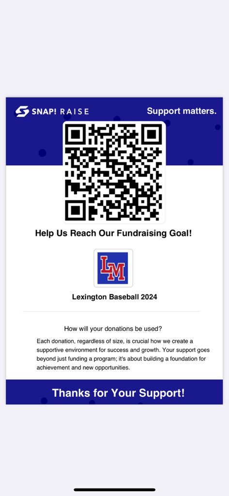 levilegate's tweet image. Lexington Baseball Fundraiser kick off today, if you would like to donate to our program it would be greatly appreciated!